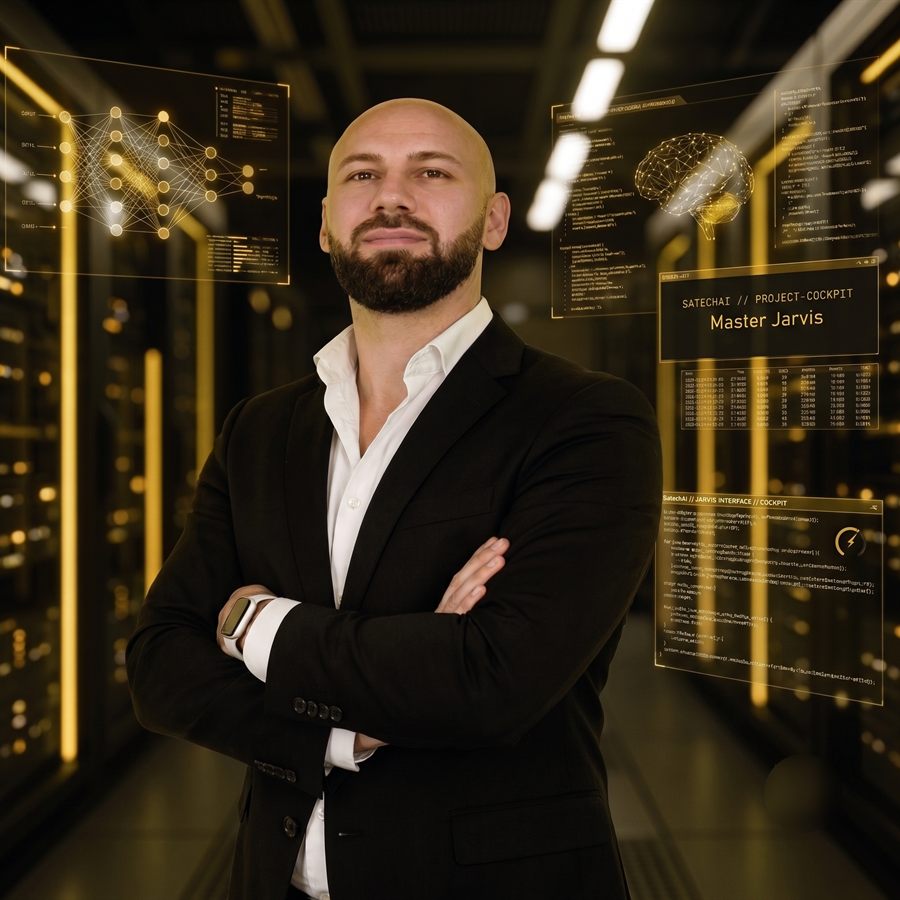 Adnan Sacipi, Gründer von SaTechAI